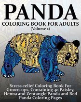 Panda Coloring Book for Adults (Volume 2)