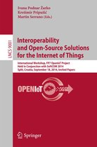 Lecture Notes in Computer Science 9001 - Interoperability and Open-Source Solutions for the Internet of Things
