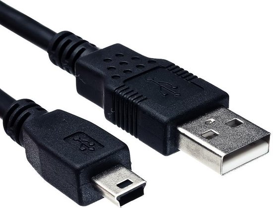 Câble de chargement USB vers Mini USB de 1 mètre (également pour manette PS3...  | bol