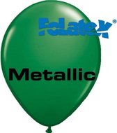 Folatex ballonnen Metallic Donker Groen 30 cm 25 stuks