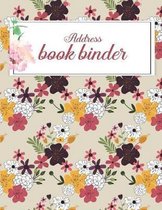 Address Book Binder