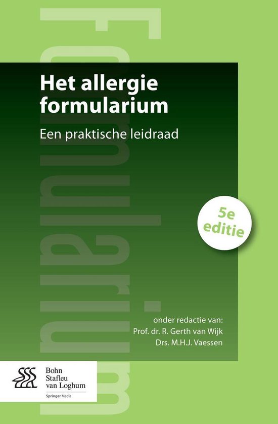 Het allergie formularium - cover