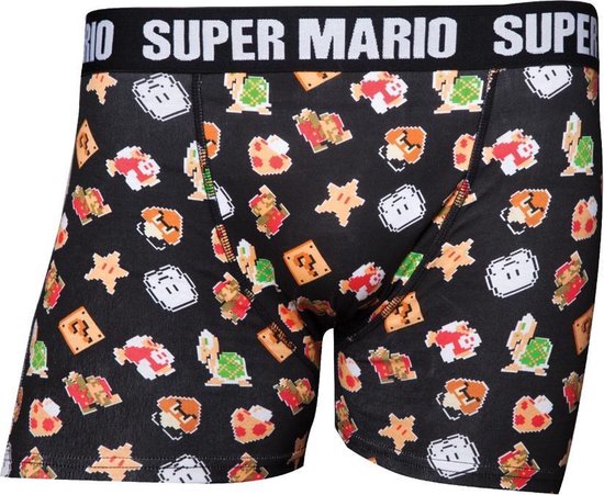Super Mario - Characters heren boxershorts multicolours - S