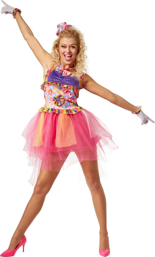 dressforfun - Vrouwenkostuum muziekster van de jaren 80 XL - verkleedkleding kostuum halloween verkleden feestkleding carnavalskleding carnaval feestkledij partykleding - 301685
