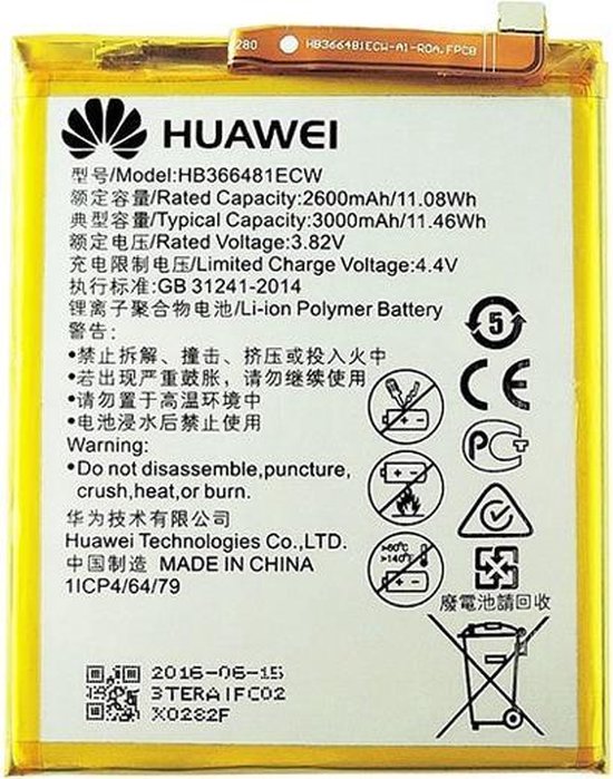 Huawei Accu/Batterij voor Huawei P9 | bol.com