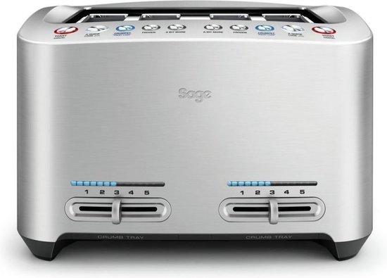 Sage the Smart Toast™ - Broodrooster - 4 sleuven