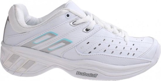 Babolat Double Line Tennisschoenen - Maat 40 - Vrouwen - wit/blauw