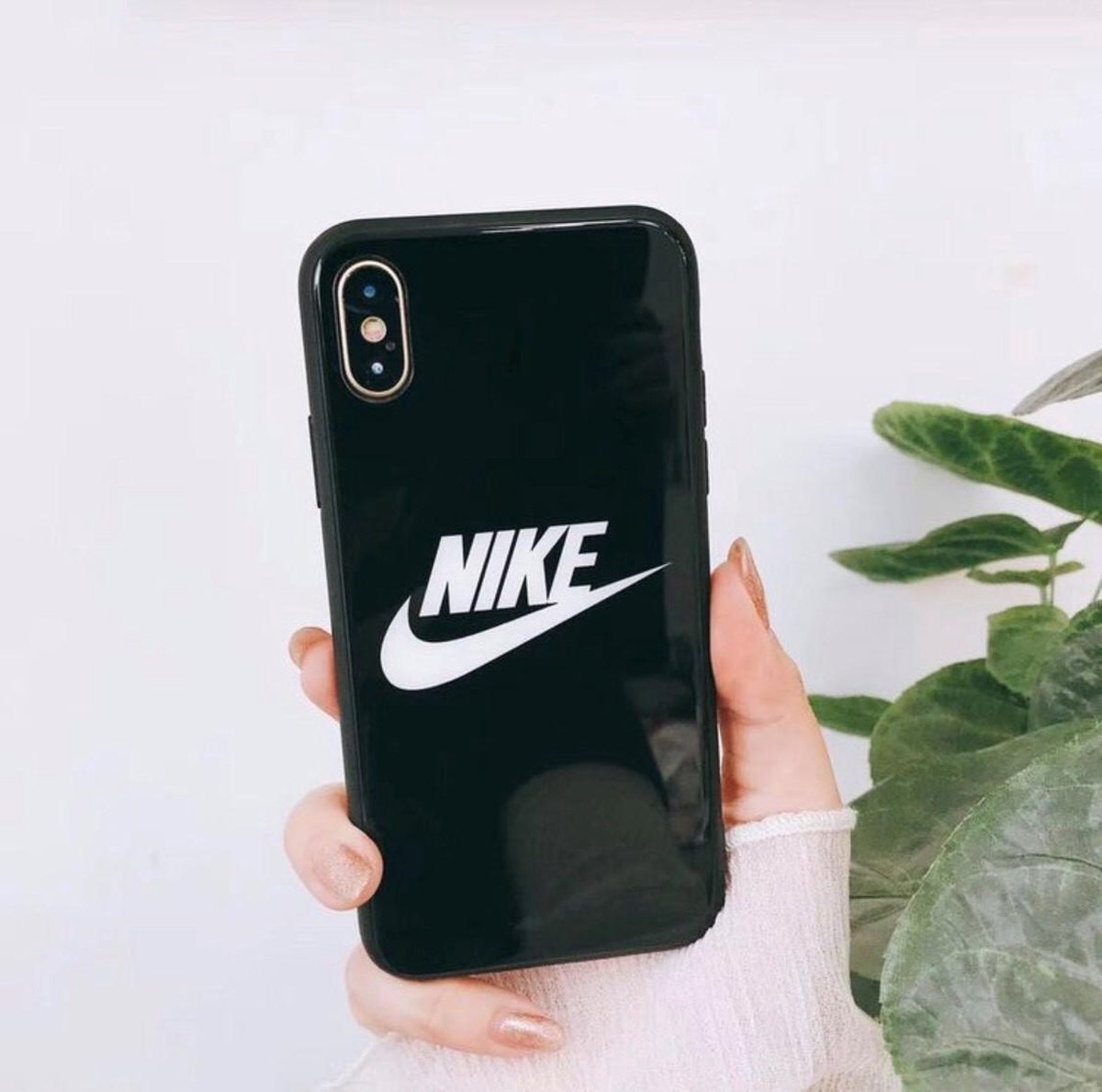 Slecht Discreet gids Zwarte Nike telefoonhoesjes|Iphone Xs MAX| | bol.com