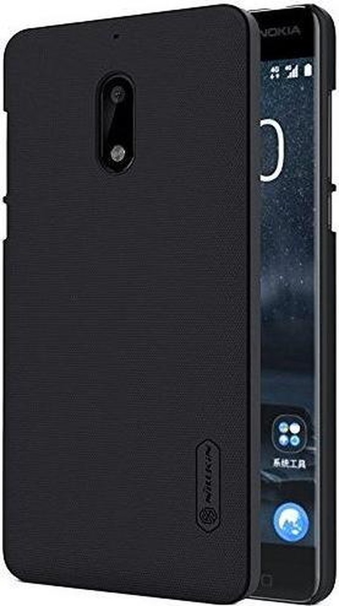Nillkin Super Frosted Shield Backcover voor de Nokia 6 (2017 editie) - Black