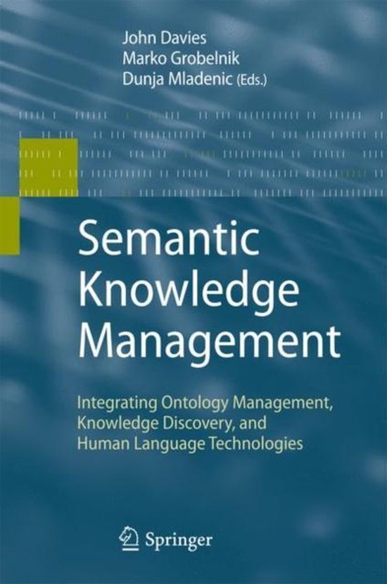 Semantic Knowledge Management - cover