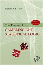 Boek 'The Theory of Gambling and Statistical Logic' door Richard A. Epstein, met twee rode dobbelstenen en de tekst 'SPECIAL EDITION'.