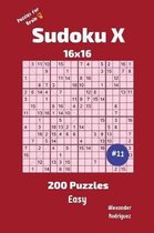 Sudoku X Puzzles - 200 Easy 16x16 Vol.11