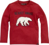 T-shirt Frenchy - Bordeaux - Maat 98