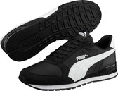 PUMA ST Runner v2 Unisex Sneakers - Black-White - Maat 38