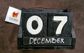 Sarana fairtrade houten blokken kalender