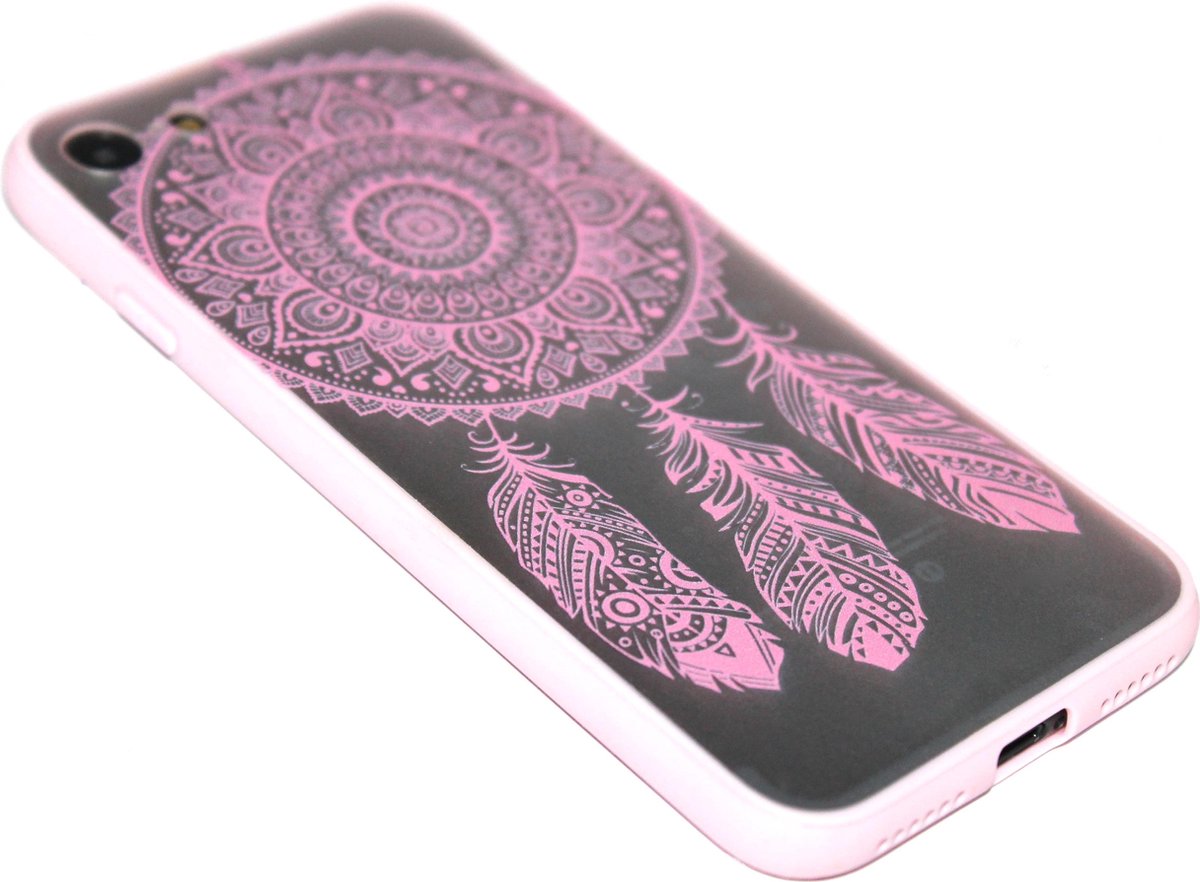 Dromenvanger hoesje roze Geschikt voor iPhone SE (2022/ 2020)/ 8/ 7