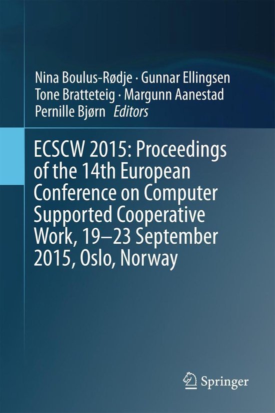 Springer Nature Proceedings Computer Science - ECSCW 2015: P ... - cover