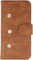 Galata diamond design iPhone 8 Plus / 7 Plus bookcase bruin hoesje