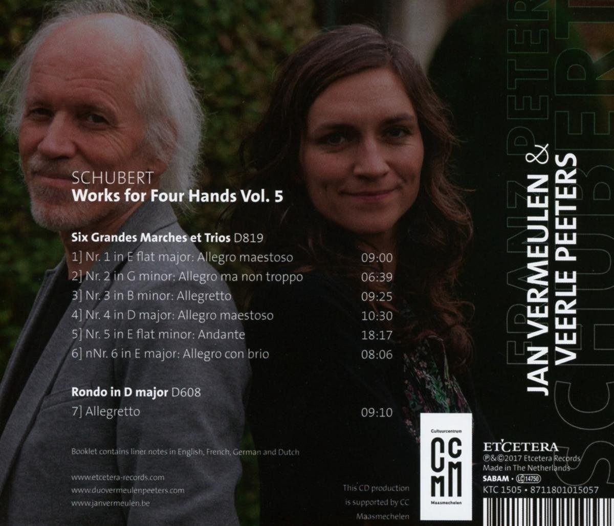 Jan Vermeulen & Veerle Peeters Schubert Works For 4 Hands Vol. 5 (CD), Jan...