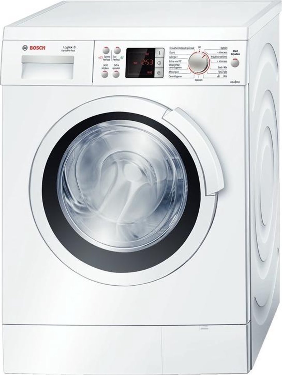 Bosch Logixx 8 VarioPerfect wasmachine Voorbelading 8 kg 1600 RPM Wit |  bol.com