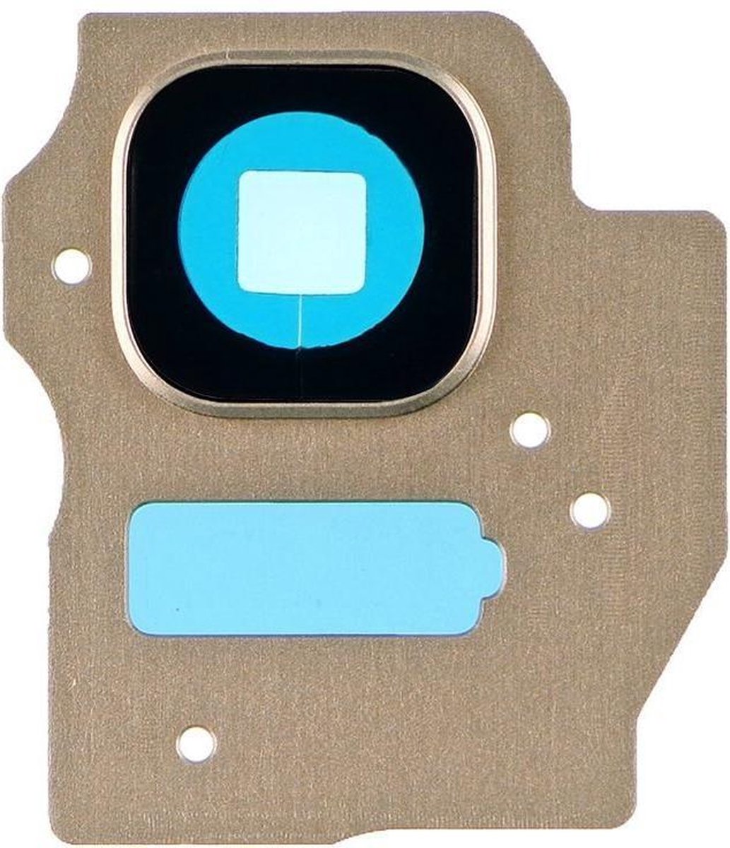Camera Lens Cover Goud inclusief lens geschikt voor de Samsung Galaxy S8 + (Plus)