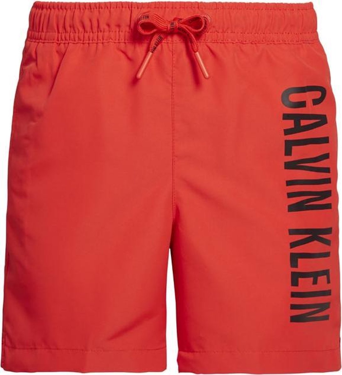 bekken Religieus zakdoek Calvin Klein jongens zwembroek - rood-164-176 | bol.com