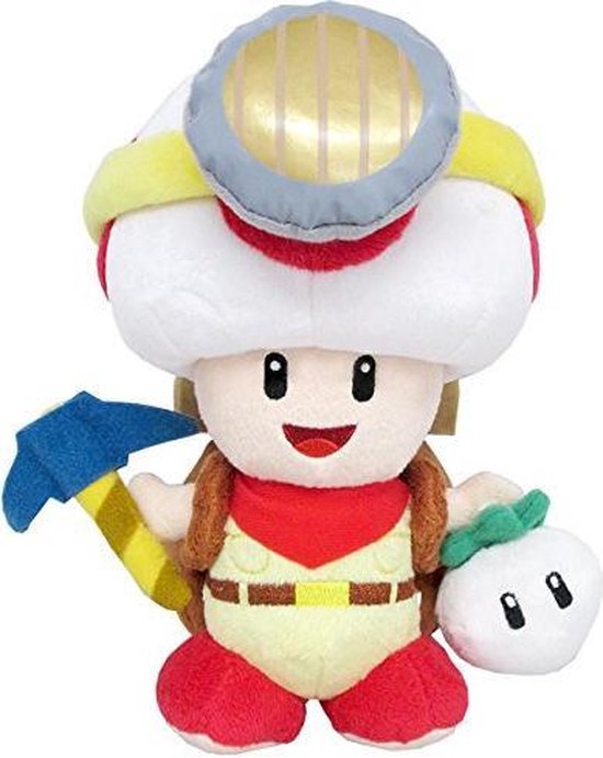 Super Mario Bros.: Captain Toad Standing 9 inch Plush | bol.com