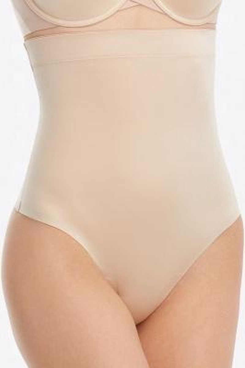 Suit Your Fancy High-Waisted Thong SPANX | Soft Nude