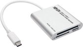 Tripp-Lite U452-003 USB 3.1 Gen 1 USB Type-C (USB-C) Multi-Drive Smart-Card Flash-Memory Media Reader/Writer, Thunderbolt™ 3 Compatible TrippLite