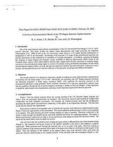 Laboratory Experimentation Model of the 270 Degree Electron Tophat Analyzer