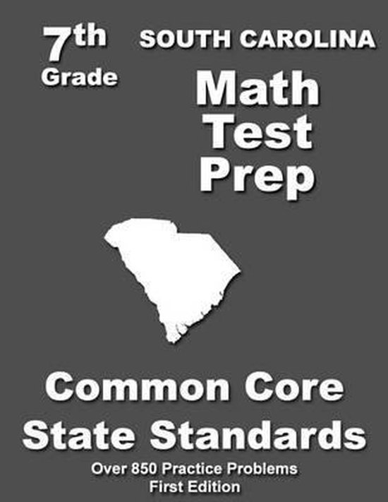 South Carolina 7th Grade Math Test Prep - cover