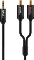 Sinox SHD Ultra 3,5mm Jack - Tulp stereo audio kabel - 1,5 meter