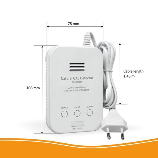 Smartwares Gasmelder Voor Aardgas-Butaan-Prop Aanbieding bij GAMMA