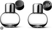 Menu Podshaker Met Fijne en Grove strooigaten - Set van 2 stuks