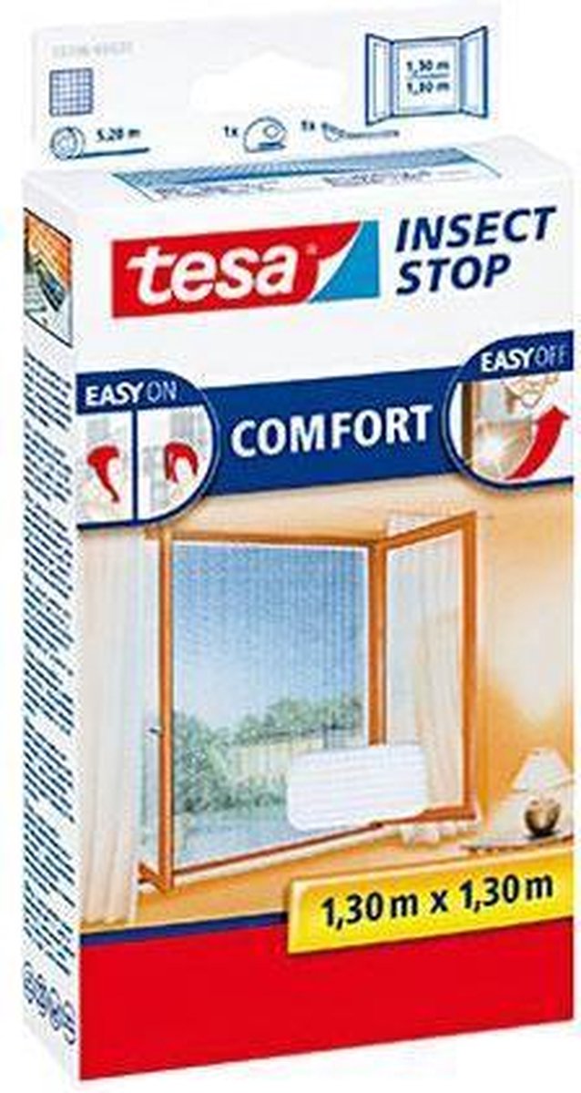 Tesa Comfort - Raamhor - 130x130 cm - Wit