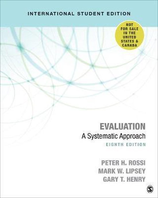 Methods and techniques for evaluation-research (samenvatting hoorcolleges)
