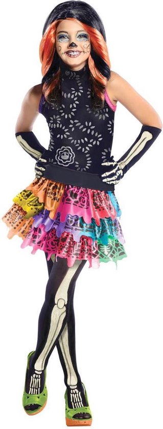 "Skelita Calaveras Monster High™ pak voor meisjes - Kinderkostuums - 98/104"