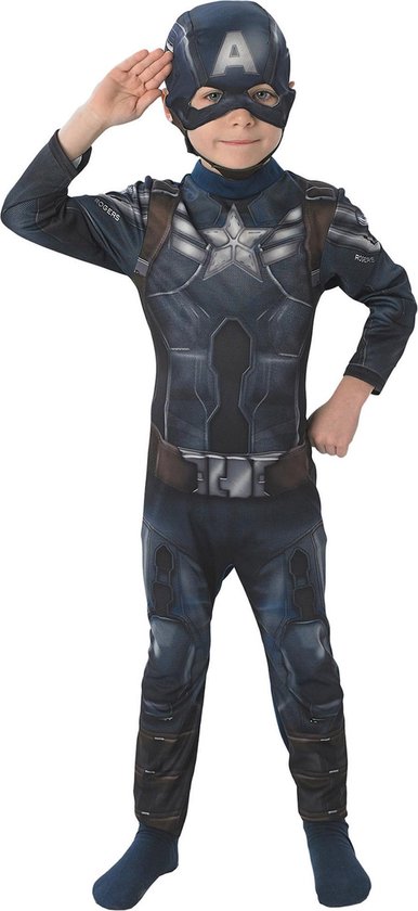 Captain America The Winter Soldier ™ kostuum voor kinderen - Kinderkostuums  - 122/128" | bol.com