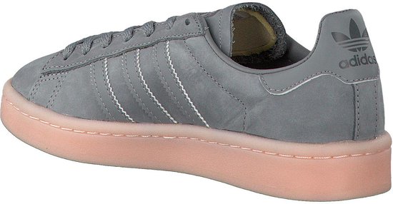 adidas CAMPUS W BY9838 - schoenen-sneakers - Vrouwen - grijs/roze - maat 36.5 adidas CAMPUS W BY9838 - schoenen-sneakers - Vrouwen - grijs/roze - maat 36.5