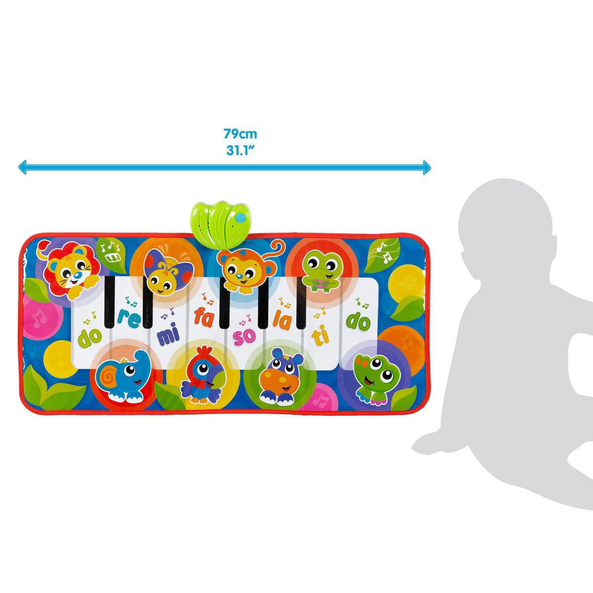 Playgro Muzikale Piano mat - Speelgoed Baby - Speelgoed 1 jaar - Interactief babyspeelgoed - Pianomat - Dansmat Jumbo - Baby Speelgoed Muziekinstrument - Interactief speelgoed Baby - Educatief speelgoed - Kraam Cadeau - Speelgoed met geluid — afbeelding 8