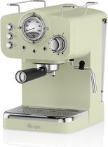 Swan Nordic Espressomachine - Groen - met Stoompijpje