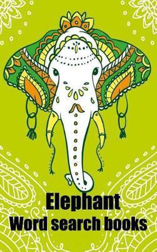 Elephant -Word search books - cover