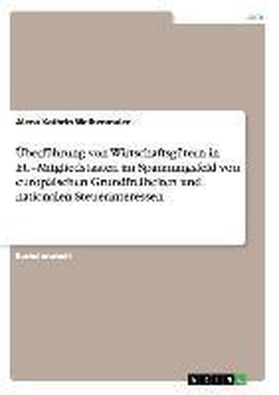 UEberfuhrung von Wirtschaftsgutern in EU-Mitgliedstaaten im  ... - cover