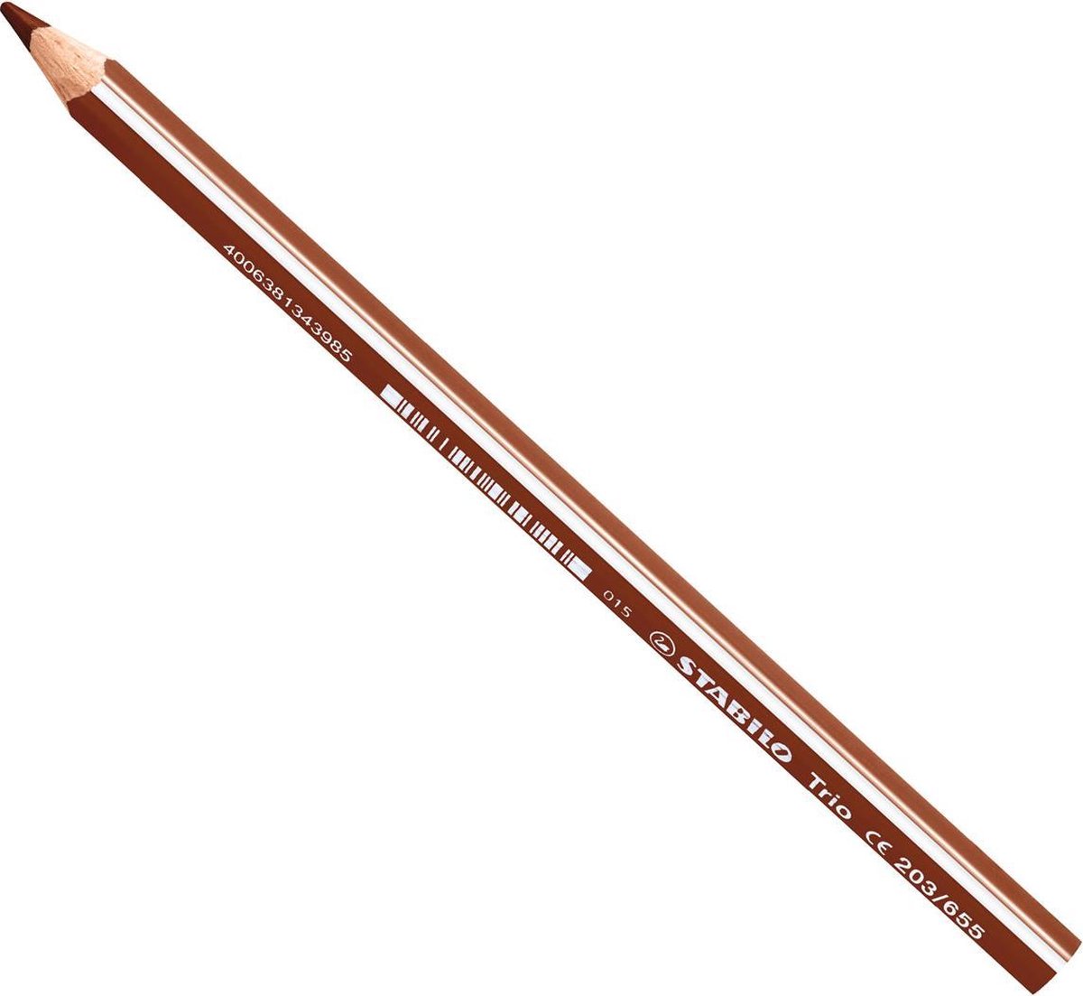 STABILO Trio Thick - Dik Driekantig Kleurpotlood - Met Extra Dikke Kern 4,2 mm - lichtbruin
