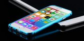 Aluminium bumper frame case ring hoes voor iPhone 6 4.7 inch / Kleur: Blauw