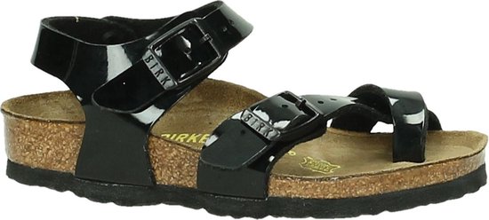 Birkenstock Taormina - Meisjes - Maat 26 - Zwart | bol.com