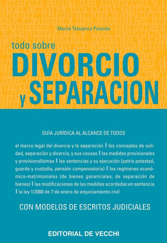 Todo sobre divorcio y separación - cover