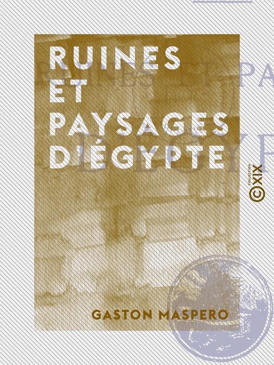 Ruines et paysages d'Égypte - cover