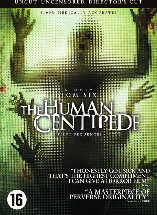 Cover van de film 'Human Centipede'