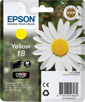 Epson T1804 - Inktcartridge / Geel